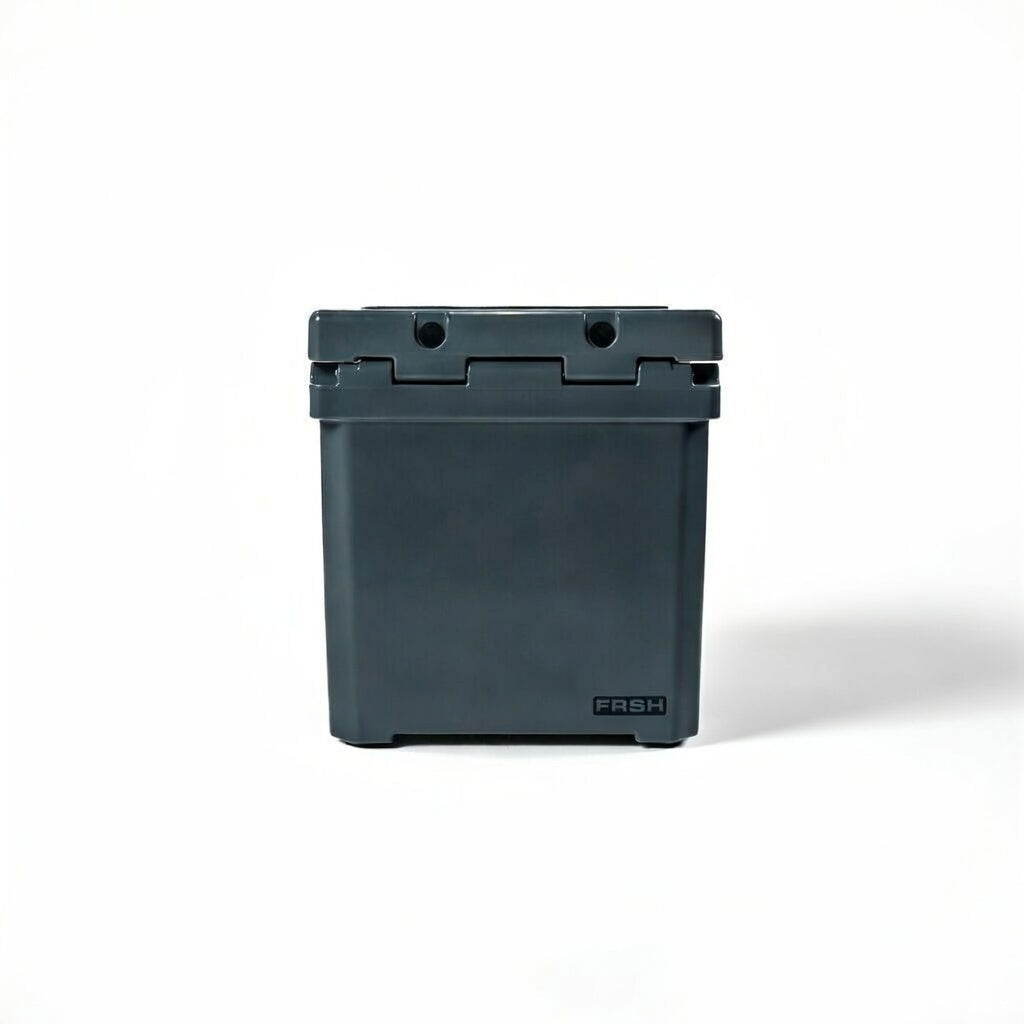 FRSH 33L hard cooler with sturdy handle and insulated design, ideal for keeping food and drinks cold during outdoor trips.
