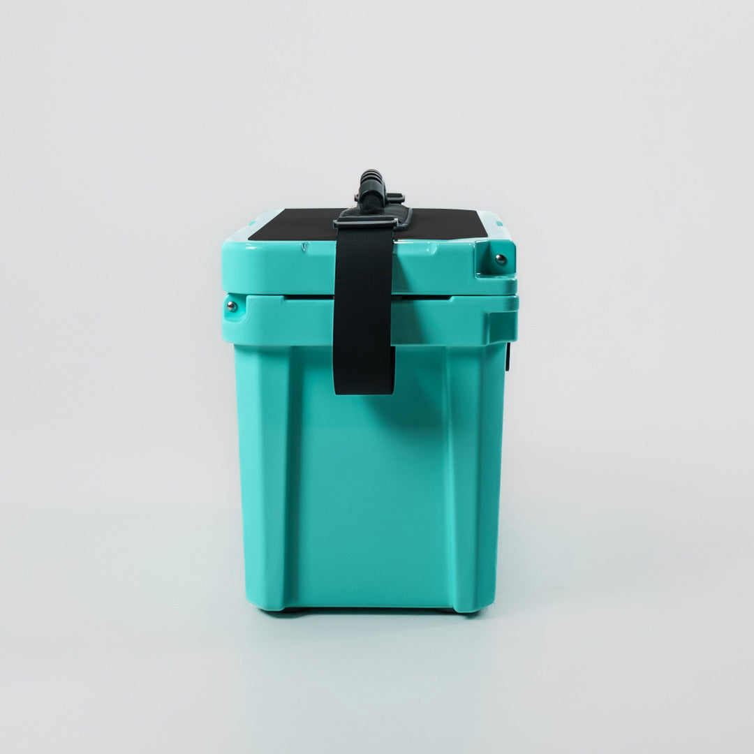 FRSH 17L hard cooler with sea moss design, durable insulated outdoor cooler for keeping drinks and food cold
