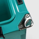 FRSH 17L hard cooler with sea moss design, sturdy plastic body, and secure lid for outdoor cooling and storage.