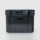 FRSH 55L hard cooler with carbon finish, sturdy insulated cooler for keeping food and drinks cold outdoors.