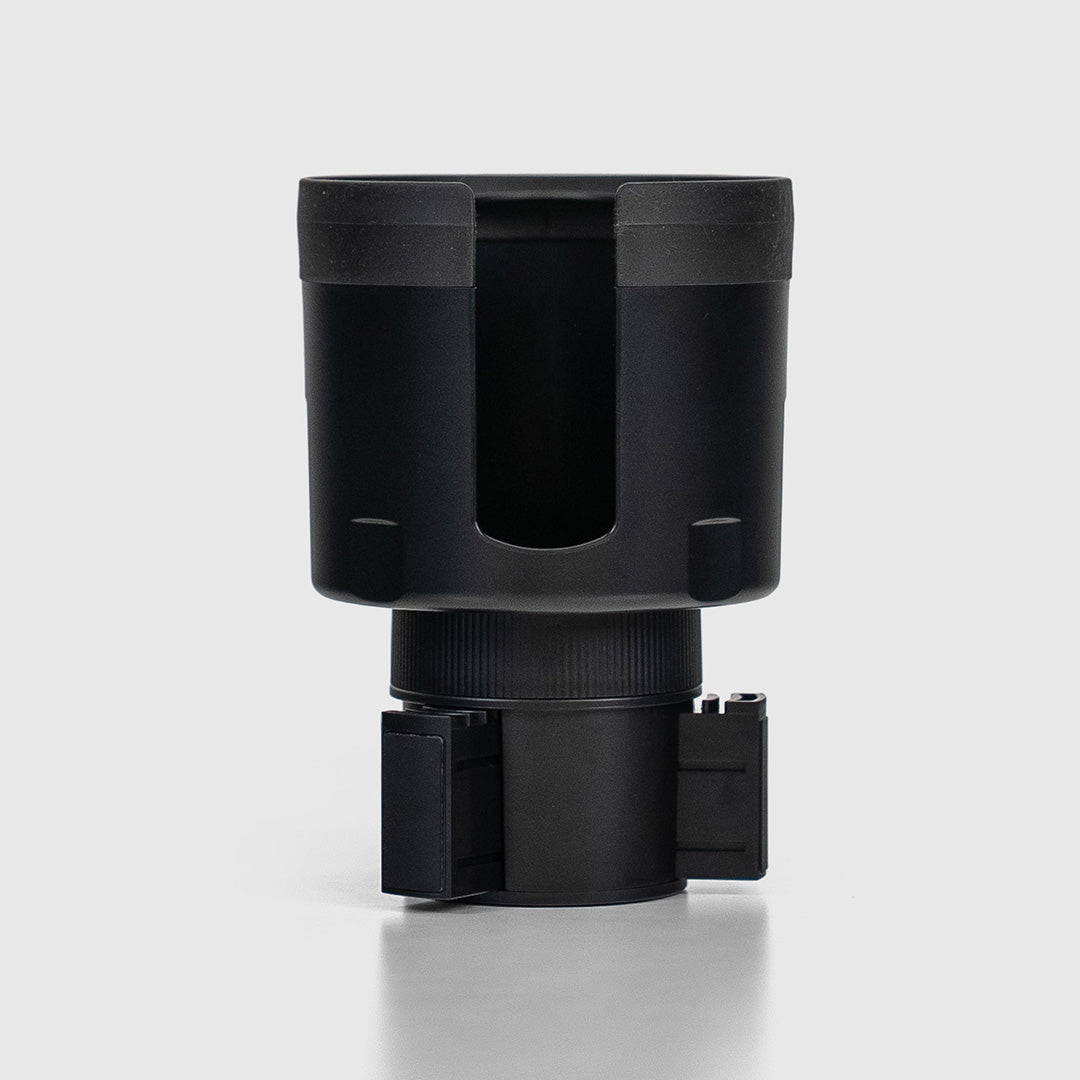 FRSH car bottle holder mounted in vehicle interior, designed to securely hold water bottles and keep car organized.