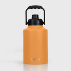Orange 3.8L FRSH bottle with chug lid, large water container for active hydration and sports use.