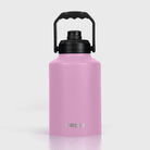 Pink FRSH 3.8L bottle with chug lid, large water bottle for hydration and outdoor activities.