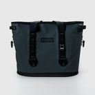 FRSH 30L soft cooler in carbon color, insulated soft cooler bag with adjustable shoulder strap and multiple storage compartments.