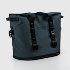 FRSH 30L soft cooler with carbon-colored exterior, insulated for keeping drinks and food cold in outdoor settings.