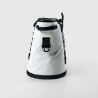FRSH 30L soft cooler in whiteout color showing insulated fabric and adjustable shoulder strap for outdoor use